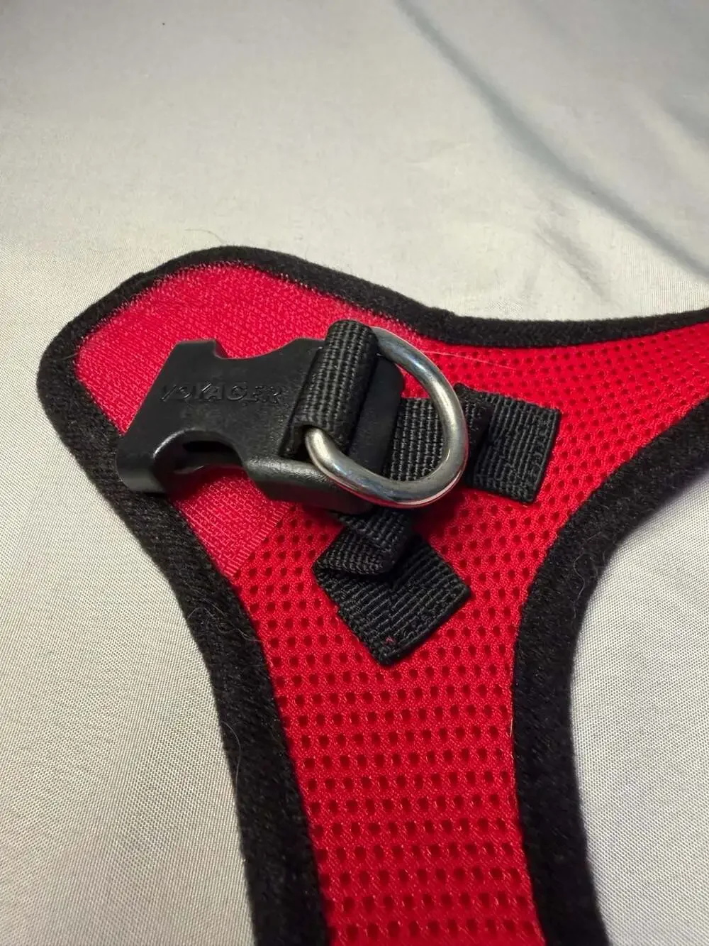 Voyager Step-In Air Dog Harness for Small and Medium Dogs, Red Base, L